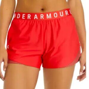 Underarmour large ladies shorts, bright pink, NWT.